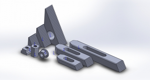 LMS Clamping Kit CAD for CNC